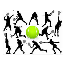 Tennis Postkarten