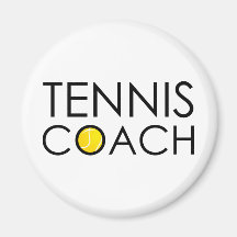 Tennis-Trainer Kühlschrankmagnet