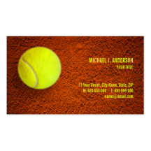 Tennis-Visitenkarte