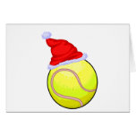 Tennis-Weihnachten Grußkarte