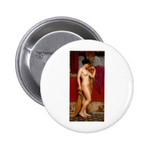 Tepidarium Bäder - Godward - Kunst-Malerei Buttons