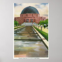 Terrazo Promenaden-Ansicht von Adler Planetarium Plakatdrucke