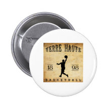 Terre Haute Indiana Basketball 1898 Anstecknadelbutton