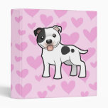 Terrier-Liebe Staffordshires Stier