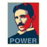 Tesla Power Postkarten