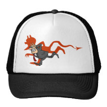 Teufel auf dem Lauf Retrokult Cap