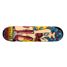 Teufel girl_Logo Personalisiertes Skateboarddeck