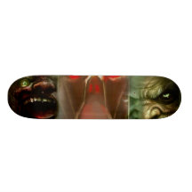 Teuflisches Kriegers-Skateboard Personalisierte Skatedecks