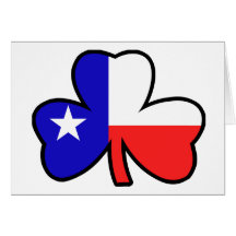 Texan-Kleeblatt-Gruß-Karte