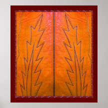 Texas Blumen-Druck Plakate