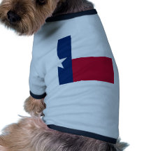 Texas-Flagge Hund Shirt
