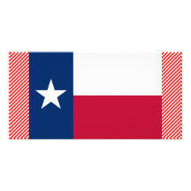 Texas-Flagge Personalisierte Foto Karte