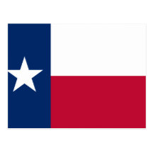 Texas-Flagge Postkarte