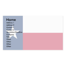 Texas-Flagge Visitenkarte