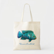 Texascichlid-Fisch-Taschen-Tasche