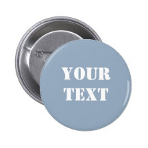 Text-Schablonen-Knopf-Baby-Blau Anstecknadelbuttons