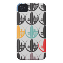 Textiel Logo-Telefon-Kasten Case-Mate iPhone 4 Hüllen