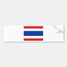 Thailand-Flagge Auto Sticker