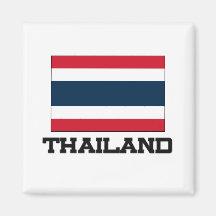 Thailand-Flagge Kühlschrankmagnet