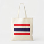 Thailand-Flagge Leinentasche