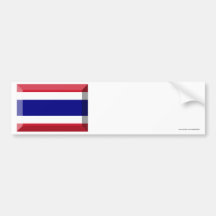Thailand-Flaggen-Juwel Autoaufkleber