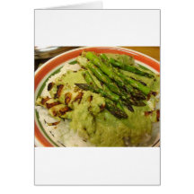 Thailändischer Curry gegrillter Spargel Karten