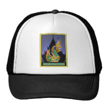 Thailändischer Naga-Tempel-Wächter Caps