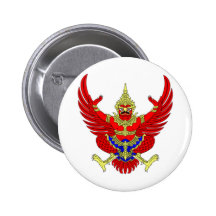 THAILÄNDISCHES THAILAND-WAPPEN EMBLEM-FLAGGE BUTTON