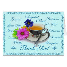 Thank you card in 12 languages