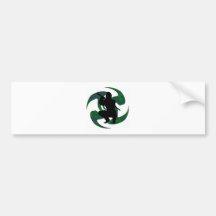 THE GREEN NINJA BUMPER STICKERS