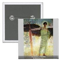 The Guardian des Paradieses durch festen Franz Von Anstecknadelbutton