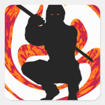 THE NINJA DRAGON STICKERS