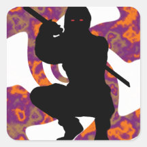 THE NINJA STAR STICKER