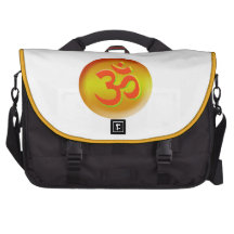 The Om Aum Ohm Yoga Messenger Bags Laptop Computer Bag
