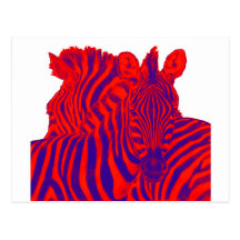 THE RED ZEBRAS POST CARDS