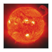 The Sun Galerie Falt Leinwand