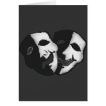 Theater ist Leben Grußkarte