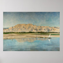 Theban Hügel von Luxor, Ägypten Posterdrucke