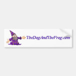 TheDogAndTheFrog.com-Cartoon-Geschichten-Geschenk- Autosticker