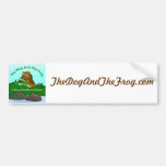 TheDogAndTheFrog.com-Cartoon-Geschichten-Geschenke Autosticker