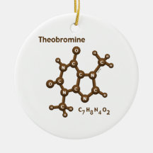 Theobromin-Verzierung Weinachtsornamente