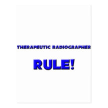 Therapeutische Röntgentechniker-Regel! Postkarten