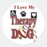Therapie-Hundebesitzer-Geschenke Stickers