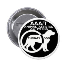 THERAPIE-HUNDEtier UNTERSTÜTZTE TÄTIGKEITEN Anstecknadelbuttons