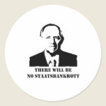There will be no Staatsbankrott aufkleber