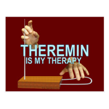 Theremin Therapie Postkarten