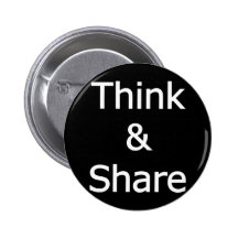 Think_&_Share Anstecknadel