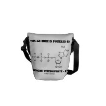 This Machine Is Powered By Adenosine Triphosphate Courier Bag