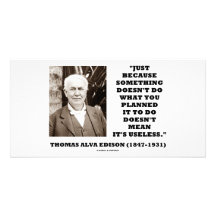 Thomas Alva Edison tut nicht gemein sein unbrauchb Photokarte