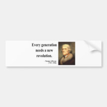 Thomas- Jeffersonzitat 11c Autosticker